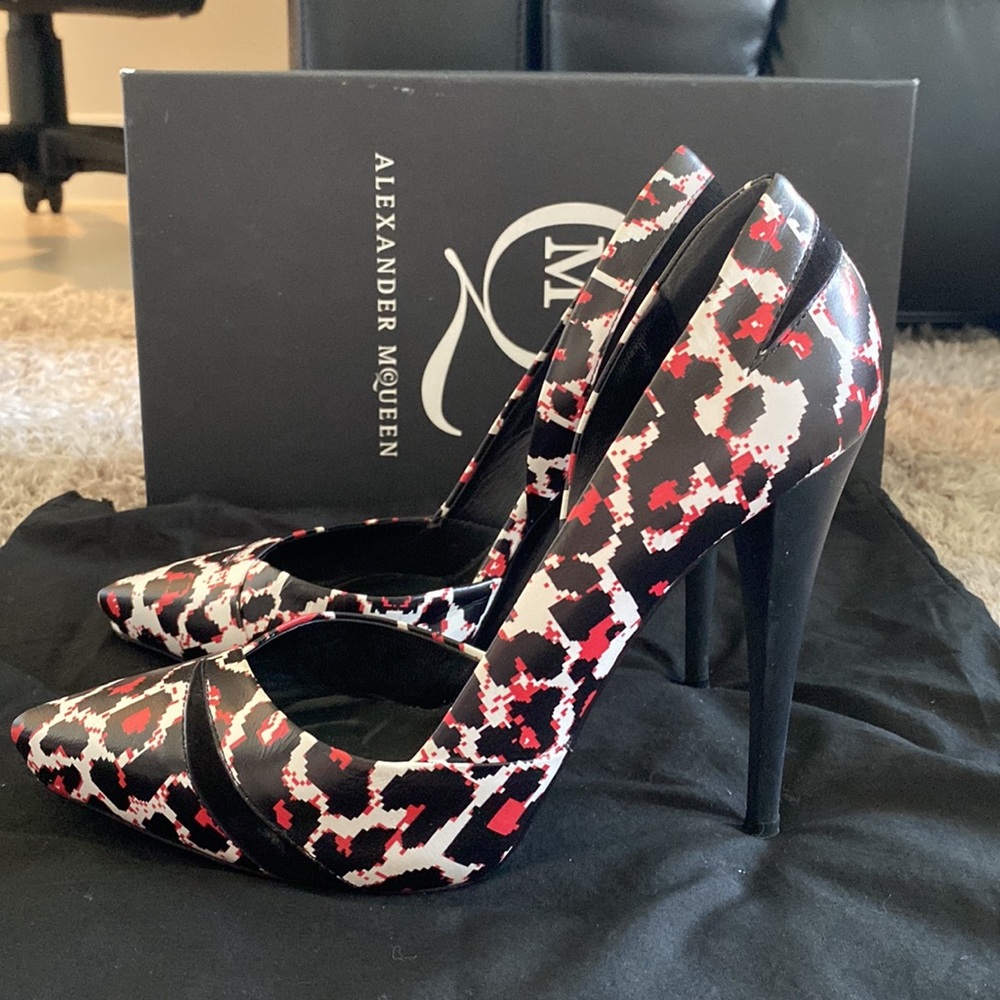 Alexander McQueen woman heels.